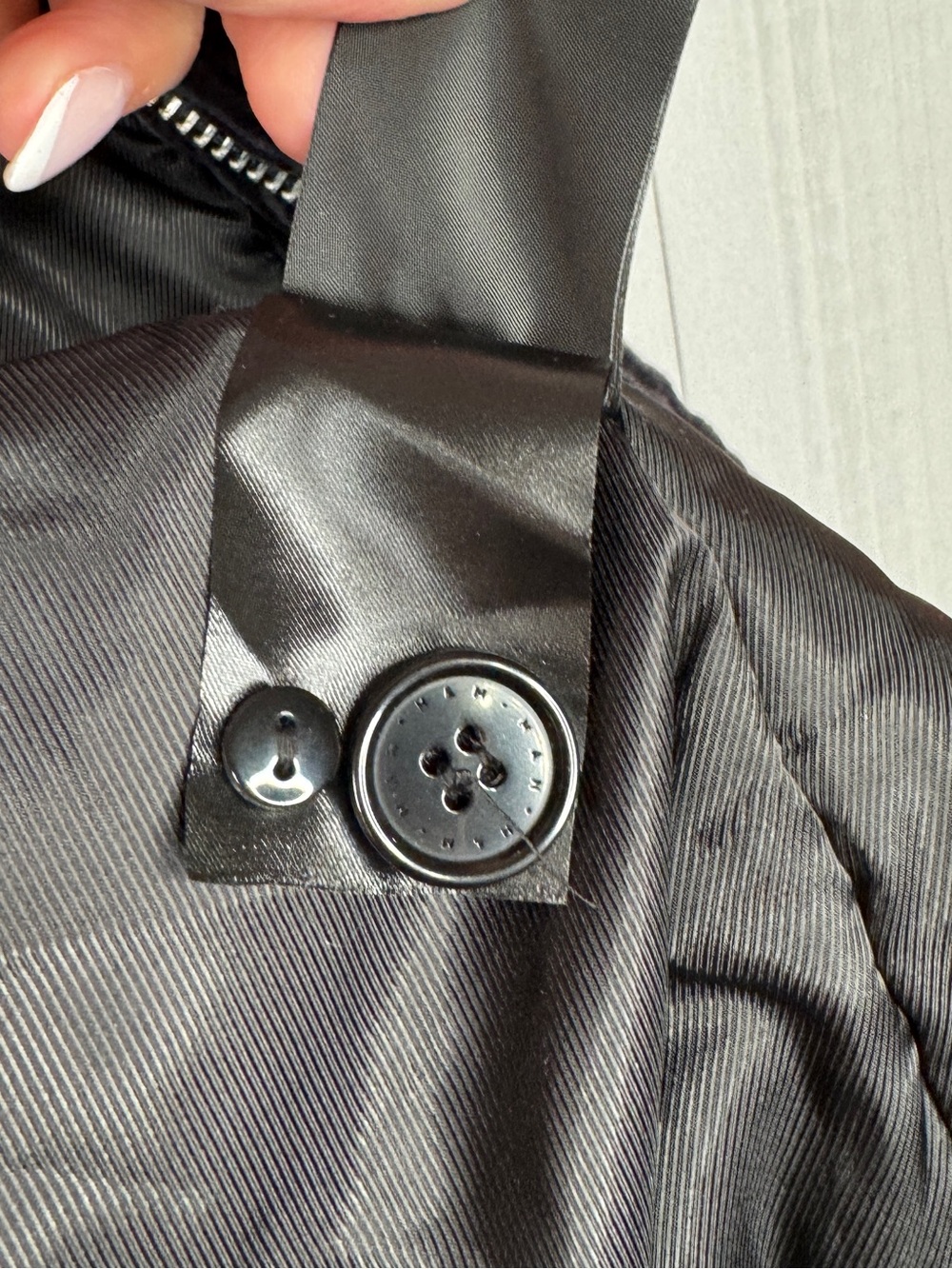 H&M Navy Corduroy Jacket with Detachable Sherpa Collar - Picture 7 of 9